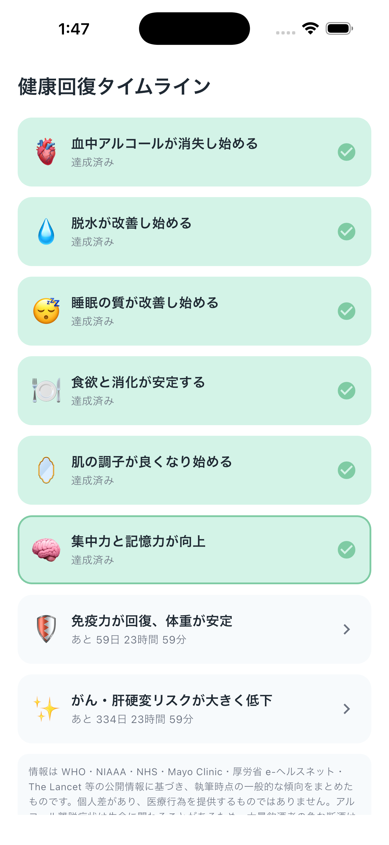 Sober Island - Recovery stage